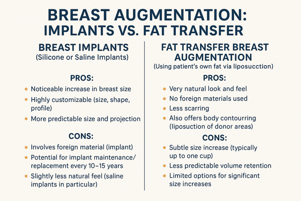 infographic-implants-vs-fat-transfer infographic for fat transfer versus breast implants infographic for fat transfer versus breast implants
